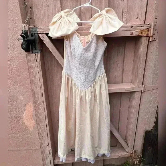 Vintage Gunne Sax Jessica Mclintock Cottage Core Dress NEW - Picture 5 of 6